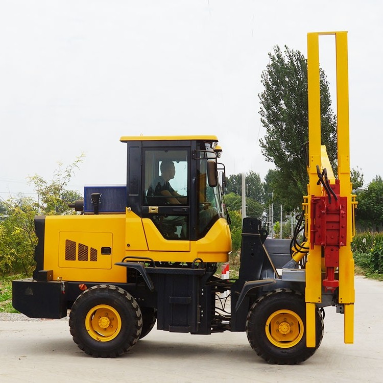 生產(chǎn)920護欄打樁機，高速公路打樁機廠家